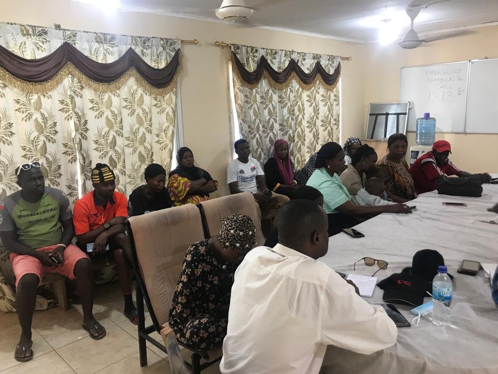 Bwiam Hospital staff audience